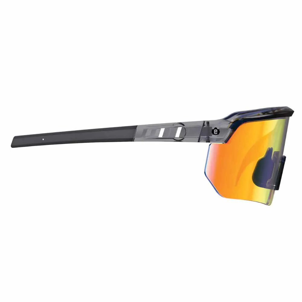 Ergodyne 55013 AEGIR-MI Clear Smoke Frame Orange Mirror Lens Safety Glasses