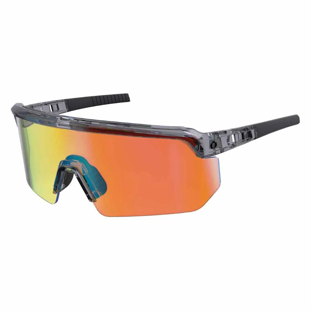 Ergodyne 55013 AEGIR-MI Clear Smoke Frame Orange Mirror Lens Safety Glasses