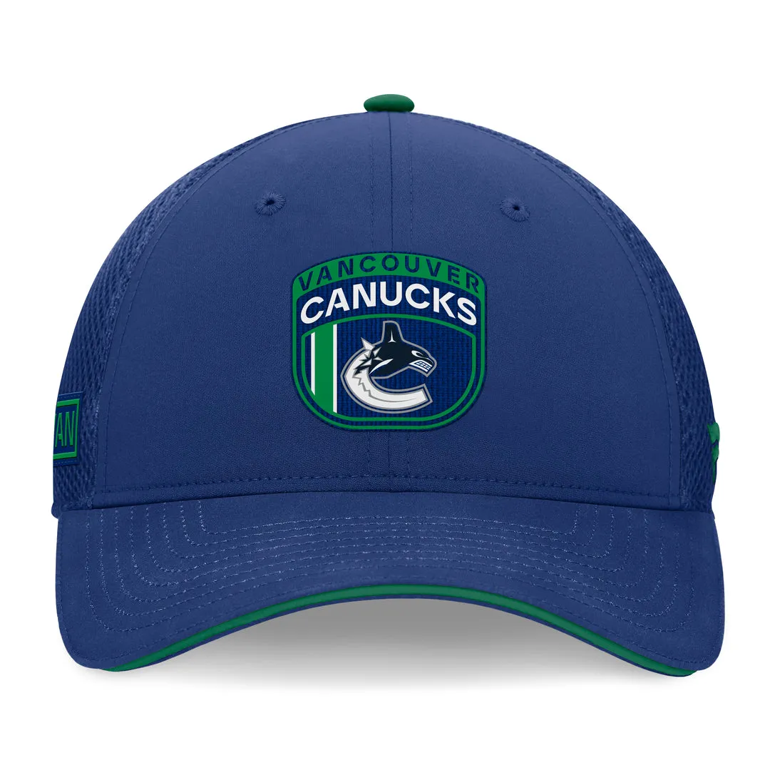 Fanatics Men's NHL Vancouver Canucks 2024 Adjustable Draft Cap