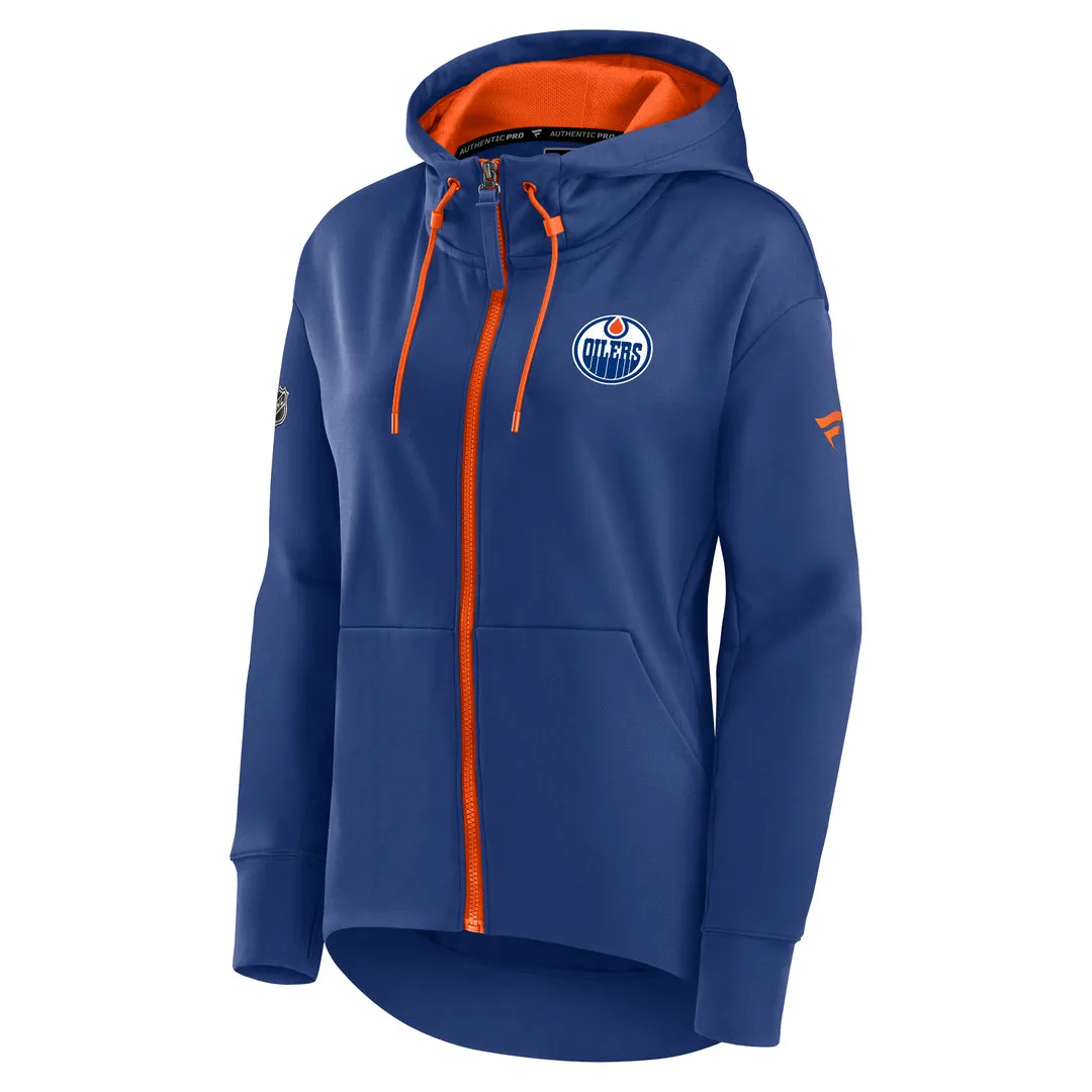 Fanatics Women's NHL Edmonton Oilers Rink Full Zip Hoodie