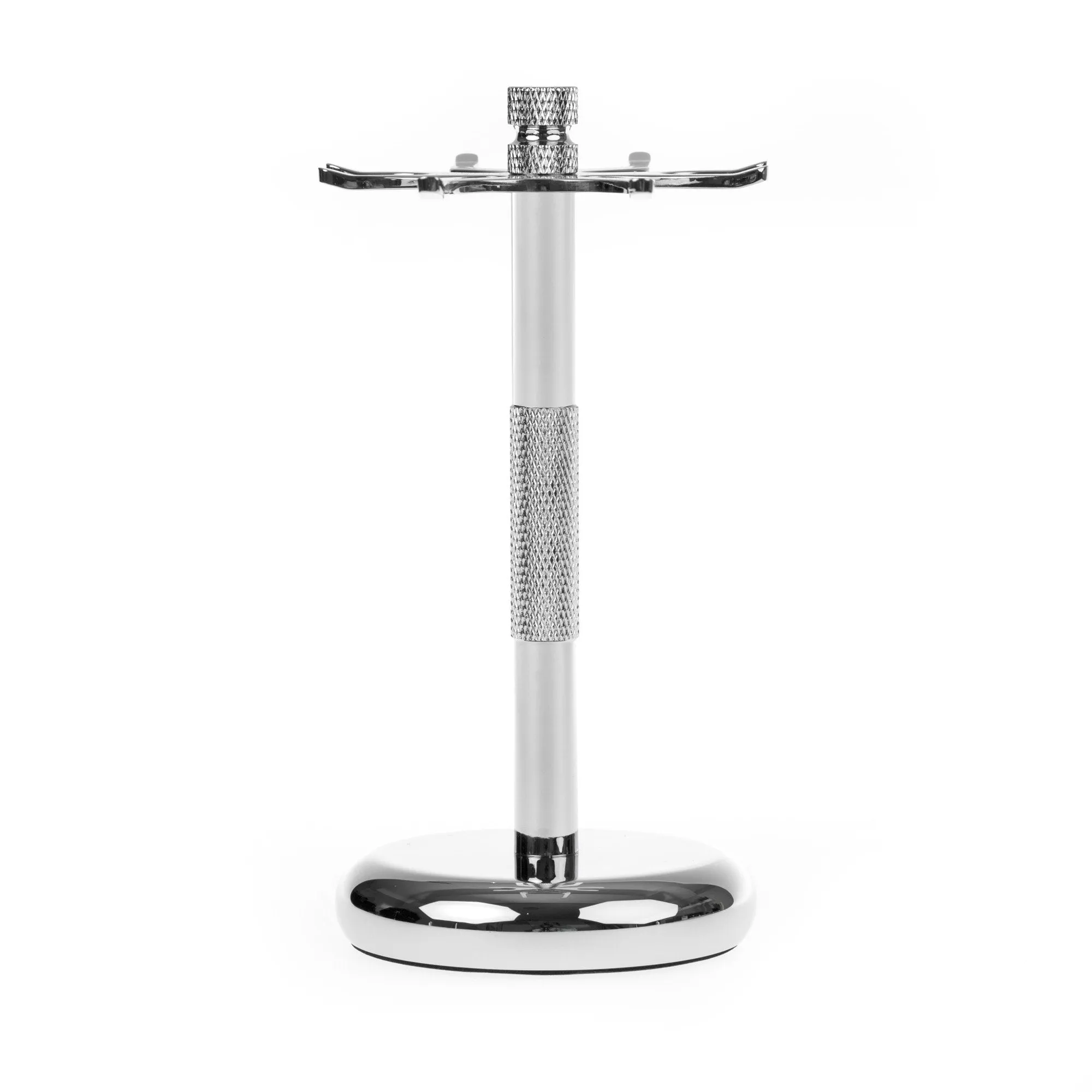 Fendrihan 4-Prong Stand for Safety Razor & Shaving Brush, Chrome