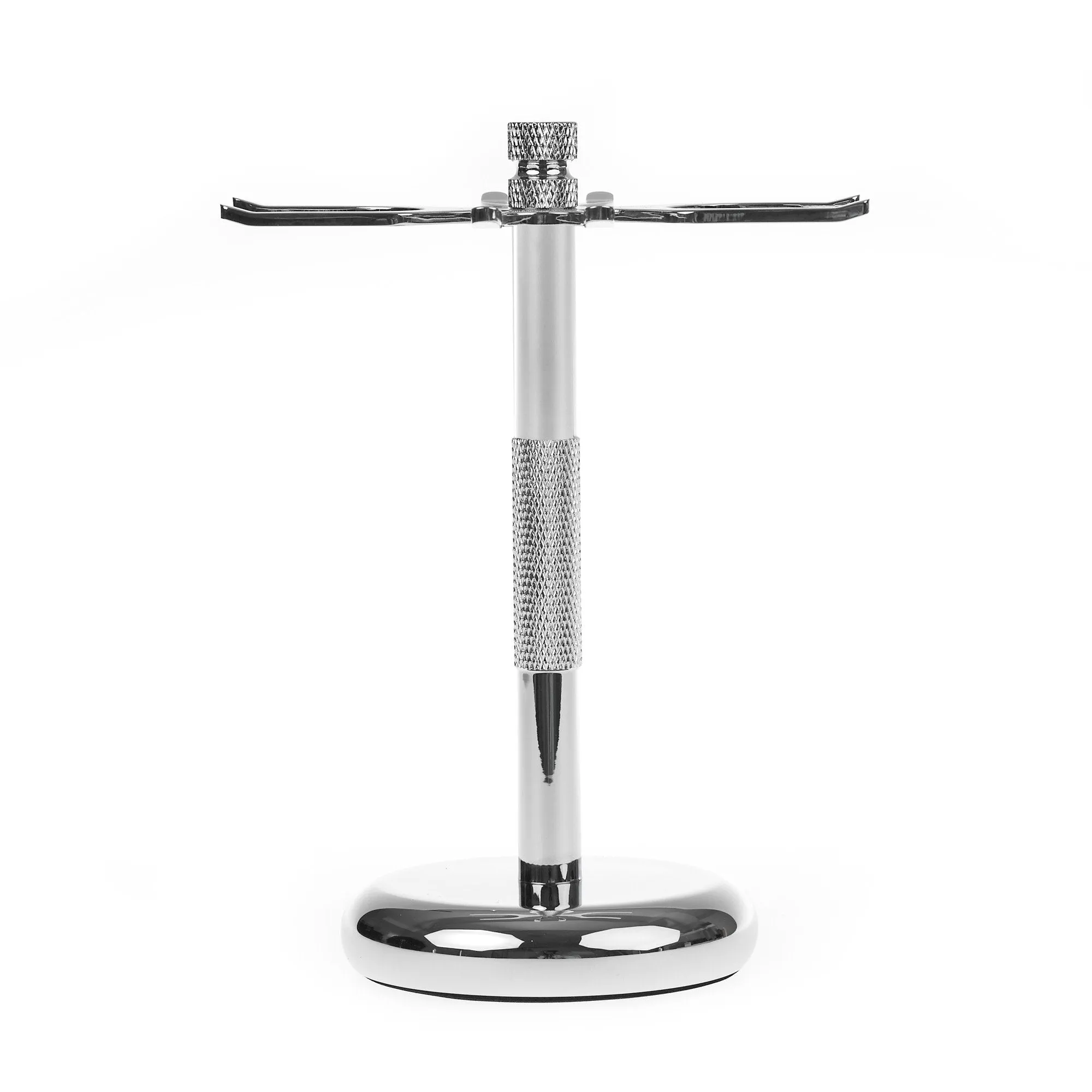 Fendrihan 4-Prong Stand for Safety Razor & Shaving Brush, Chrome