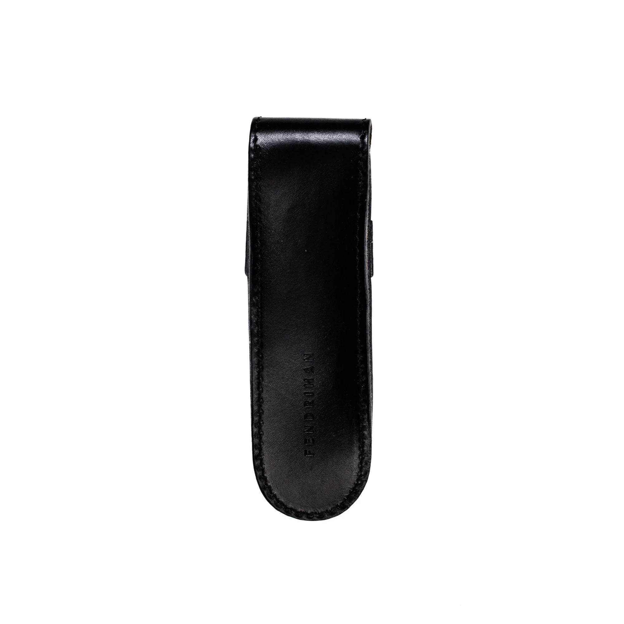 Fendrihan Black Natural Leather Case for Straight Razor