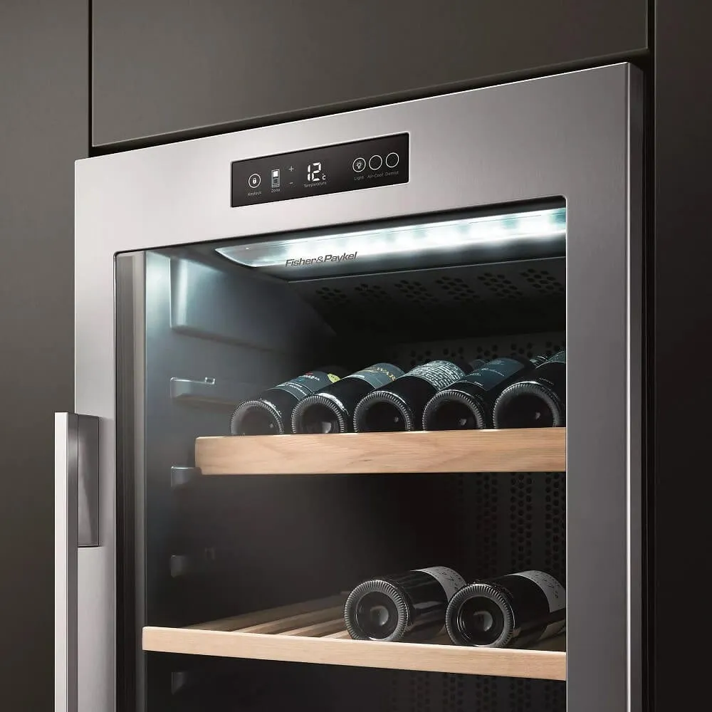 Fisher & Paykel Series 7 RF356RDWX1 Freestanding Wine Cooler Stainless Steel 144 bottles