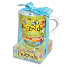 Friends Are Sunshine Mug and Notepad Gift Set *