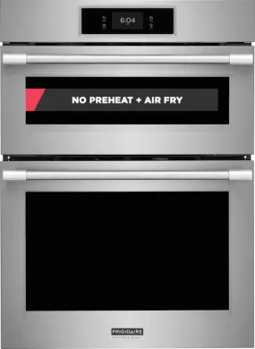 Frigidaire Professional PCWM3080AF 30" Electric Wall Oven and Microwave Combination with No Preheat   Air Fry