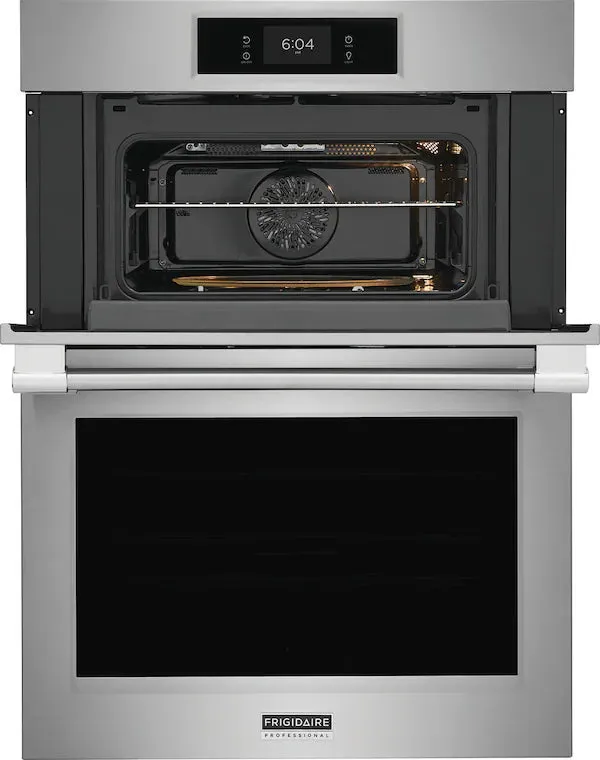 Frigidaire Professional PCWM3080AF 30" Electric Wall Oven and Microwave Combination with No Preheat   Air Fry