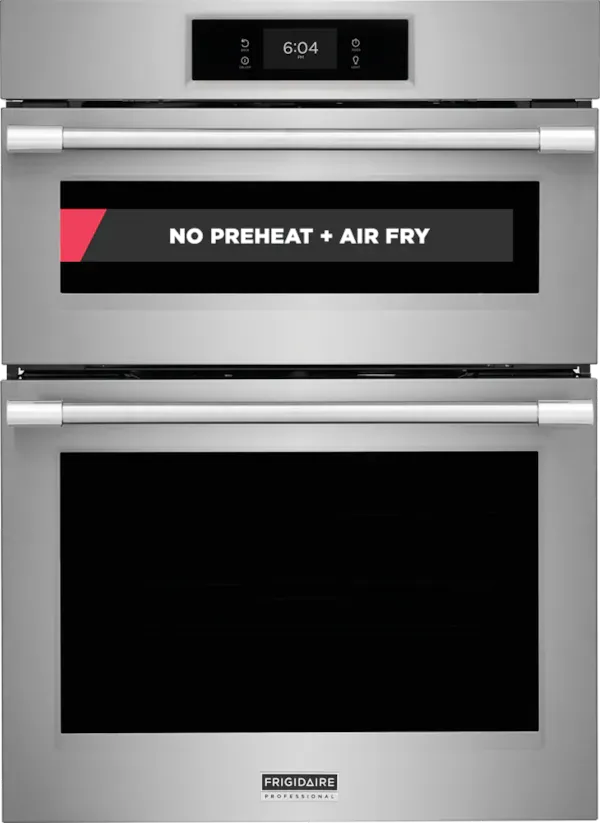 Frigidaire Professional PCWM3080AF 30" Electric Wall Oven and Microwave Combination with No Preheat   Air Fry