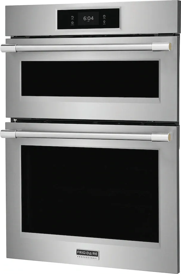 Frigidaire Professional PCWM3080AF 30" Electric Wall Oven and Microwave Combination with No Preheat   Air Fry