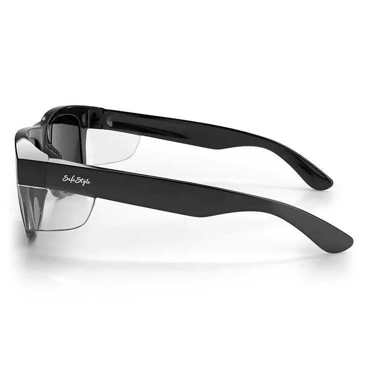 Fusions XL Black Polarised Safety Glasses