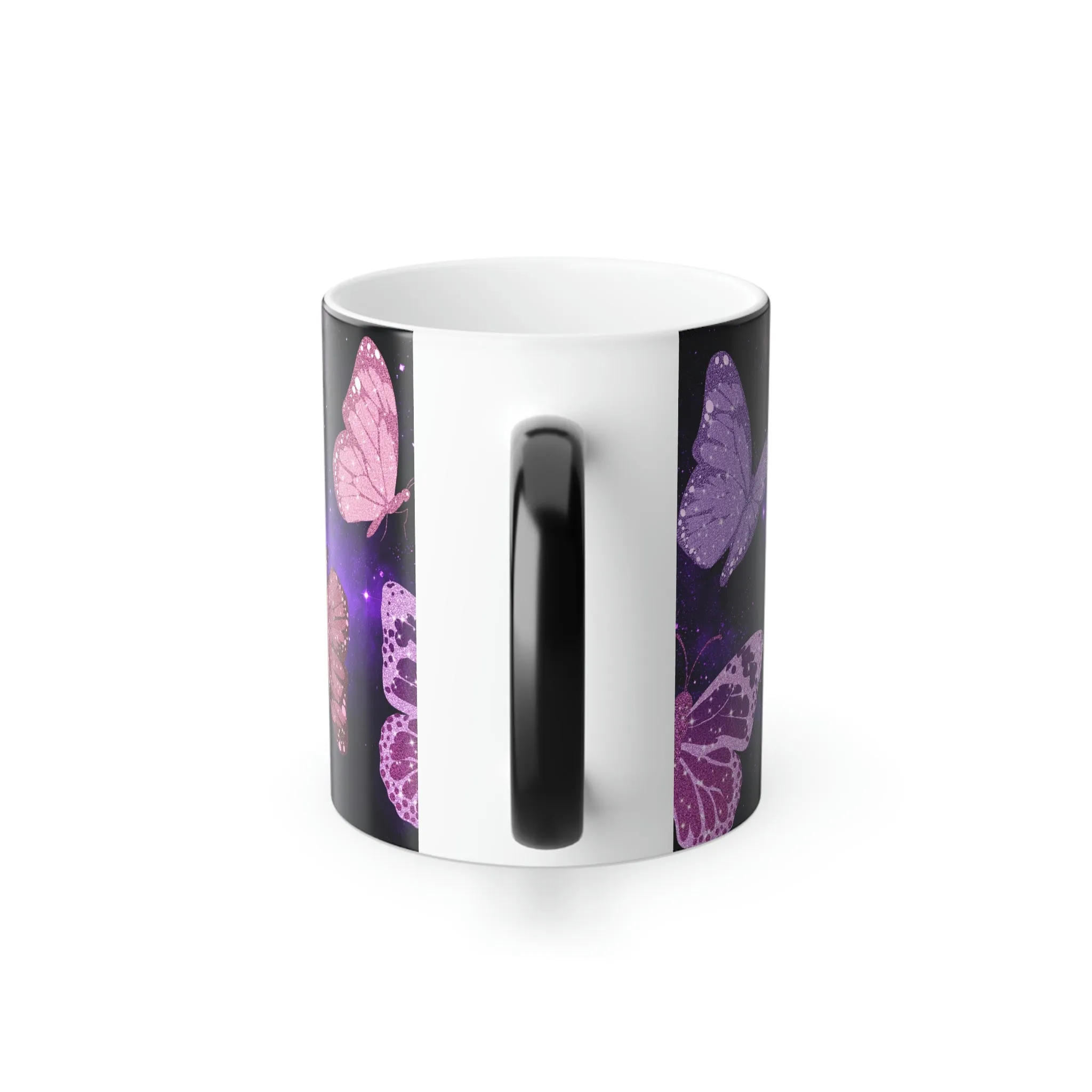 Galaxy butterflies 11oz Color Morphing Mug