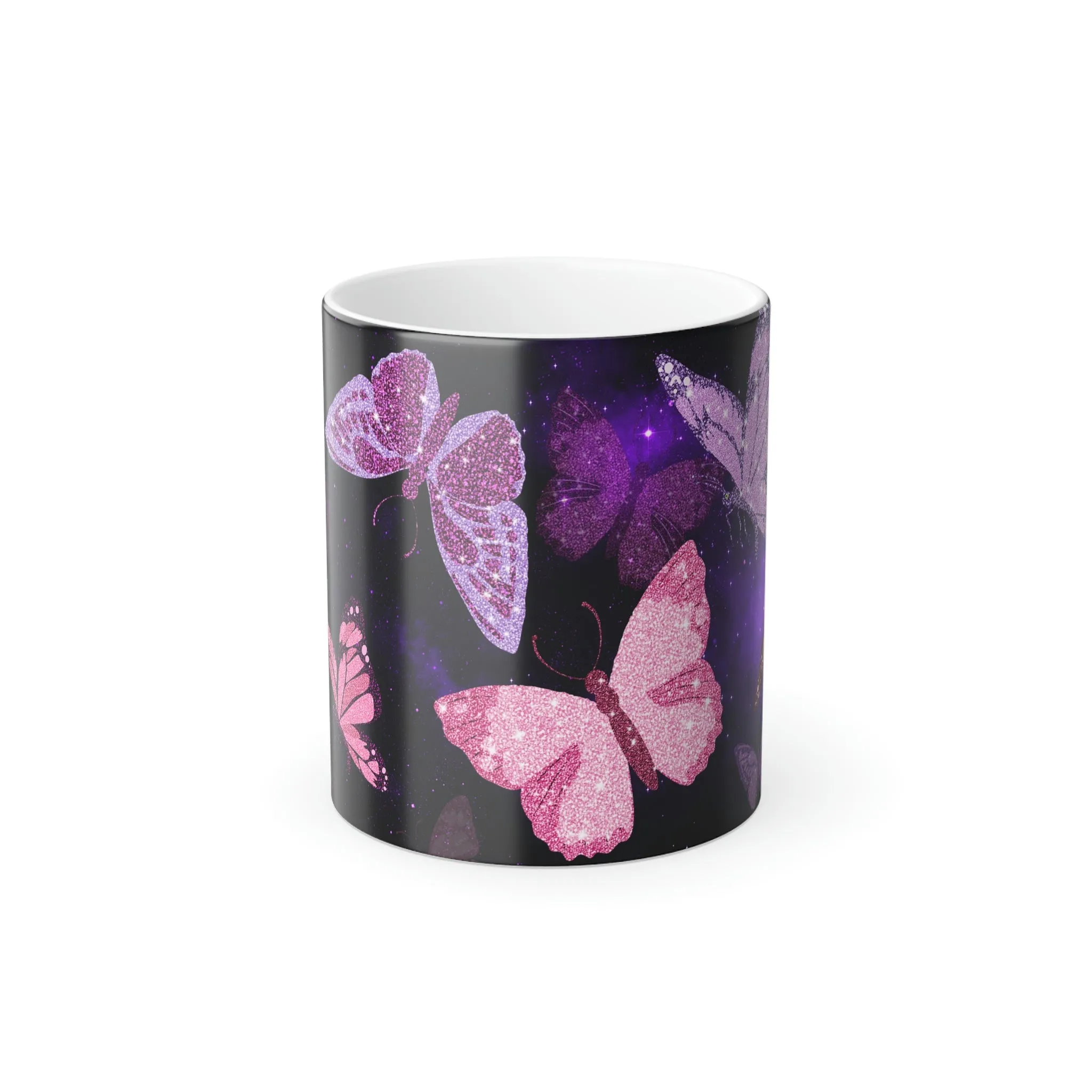 Galaxy butterflies 11oz Color Morphing Mug