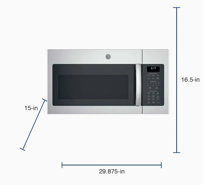 GE 1.7-cu ft 1000-Watt Over-the-Range Microwave with Sensor Cooking (Fingerprint-resistant Stainless Steel)