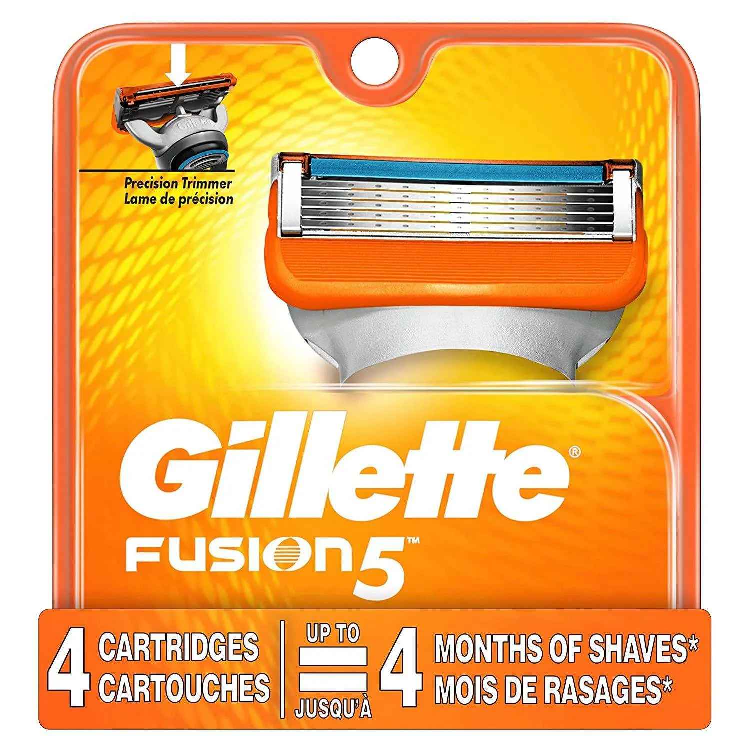 Gillette Fusion 5 Razor Blades Pack of 4