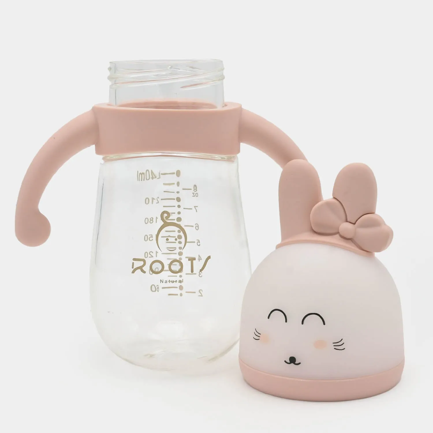 Glass Bottle Pink 240ml M05