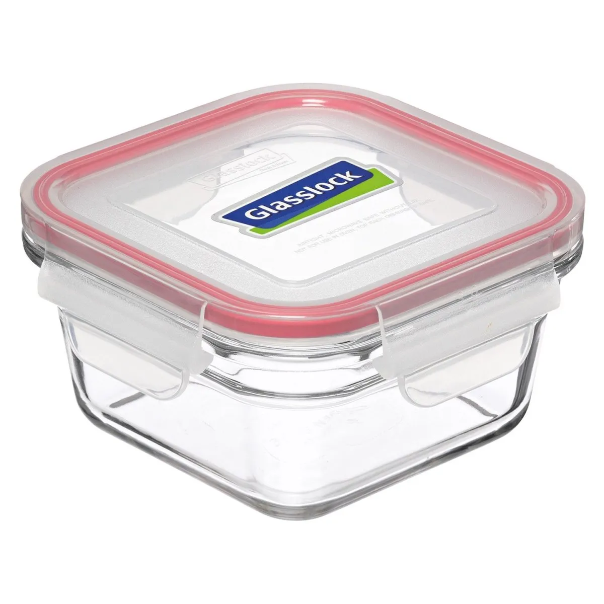 Glasslock Oven Safe Square Food Container 1.65L (18cm)