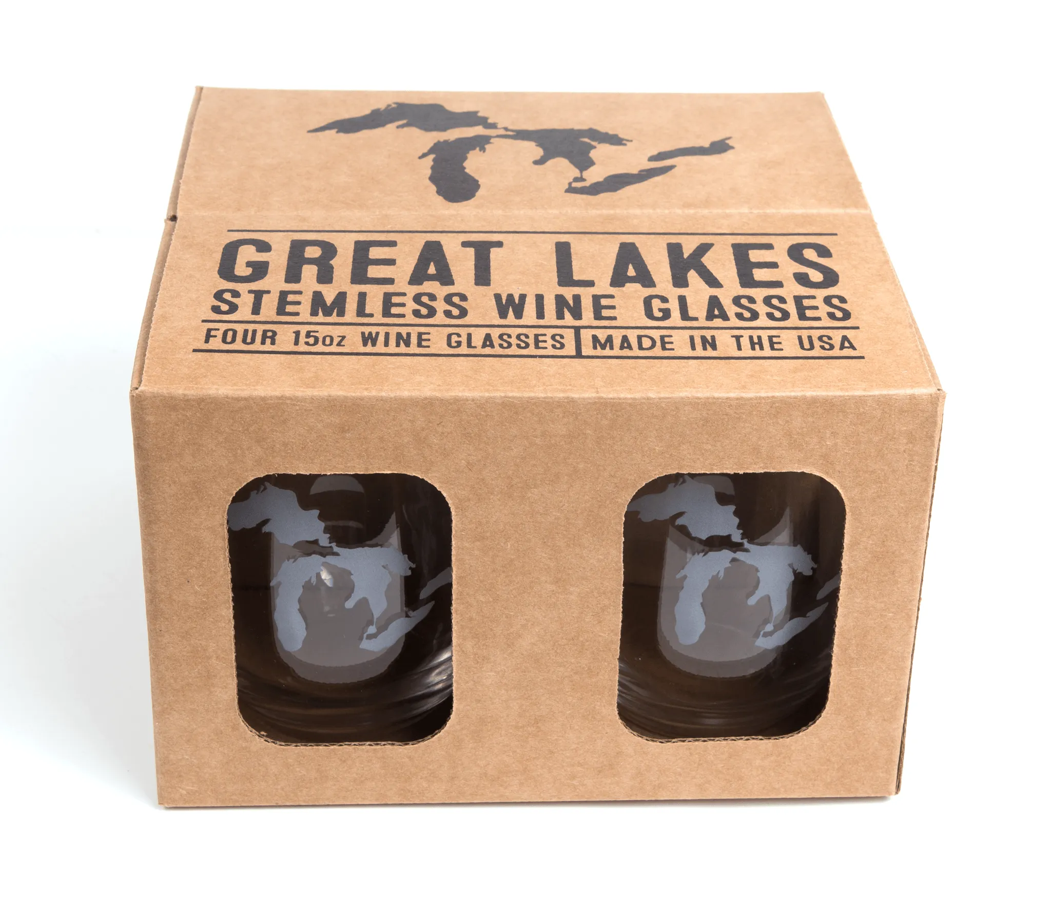 Great Lakes Wine Glass 4-Pack