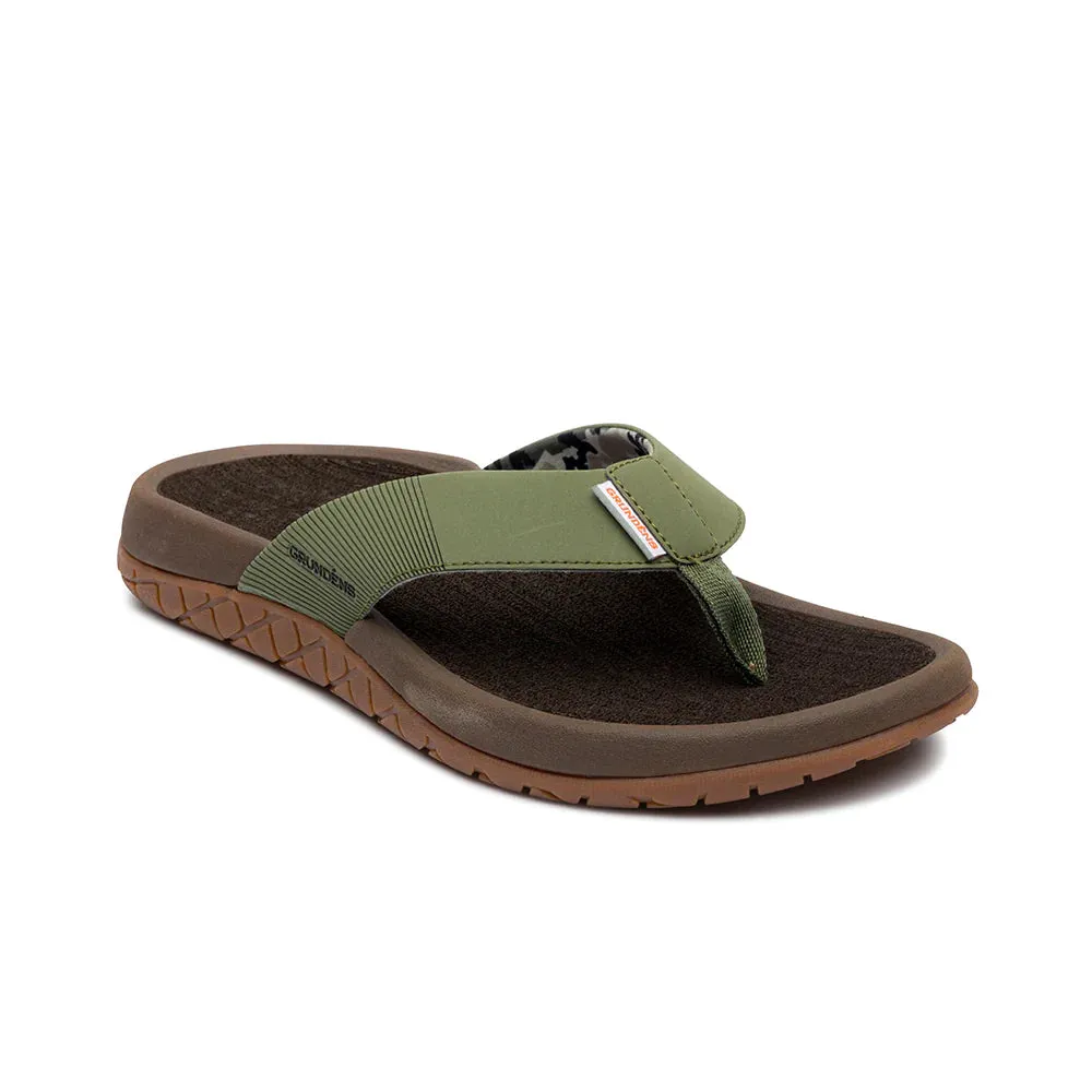 Grundens Fishfinder Sandal - Deep Lichen Green