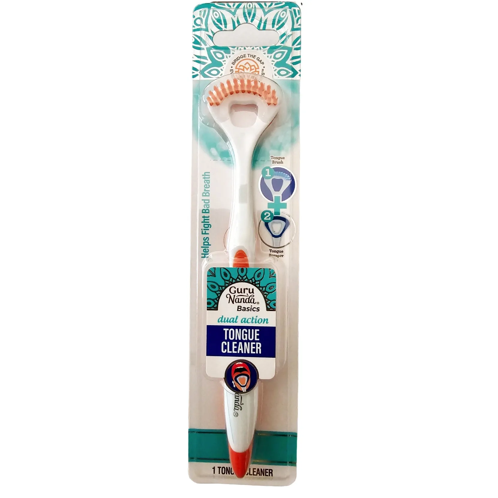 GuruNanda Basics Dual Action Tongue Cleaner