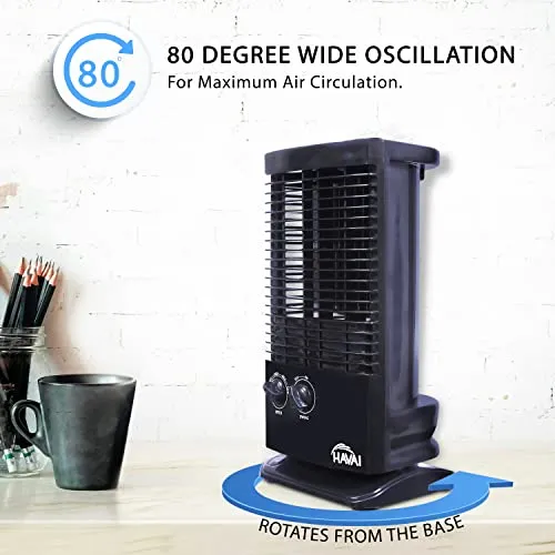 HAVAI Small Tower Fan - Black