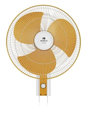 Havells Marvelwind HS 400mm Wall Fans (Whiite Yellow, Pack of 1)