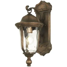 Havenwood 19 in. Outdoor Wall Lantern Bronze & Silver Finish