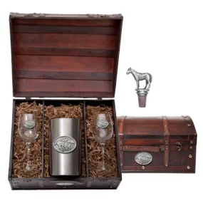 Heritage Metalworks Wine Chest  Set By A Nose 4283 Set