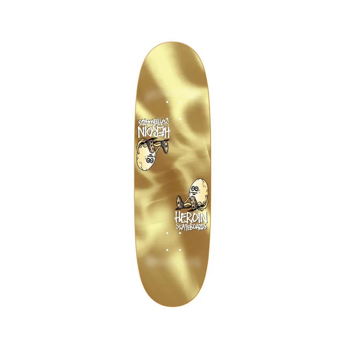 Heroin The Symmetrical Gold Egg Deck - 9.25"