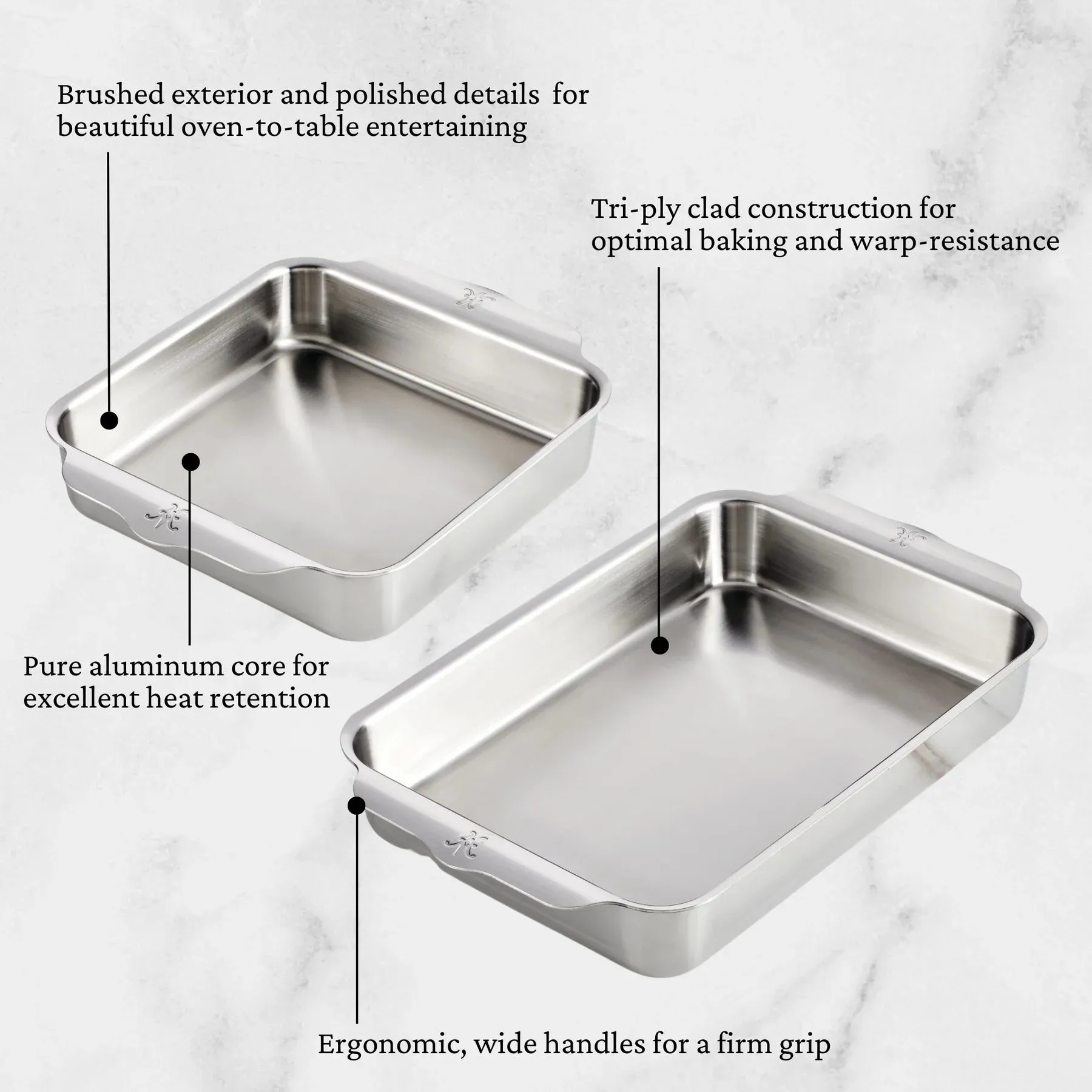 Hestan Provisions  OvenBond Tri-ply Rectangular Baker 9X13"