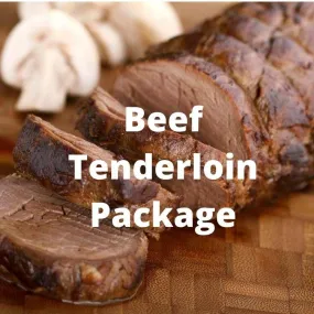 Holiday Package #3: Beef Tenderloin Meal*