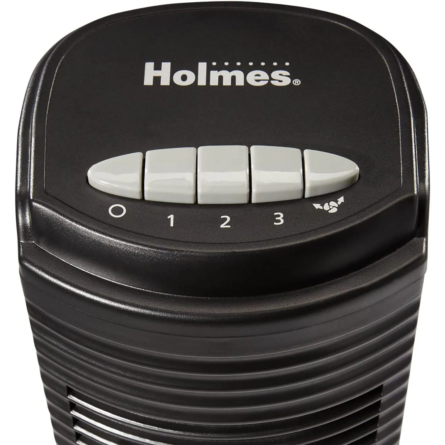 Holmes Oscillating Tower Fan, Black, 31 Inches