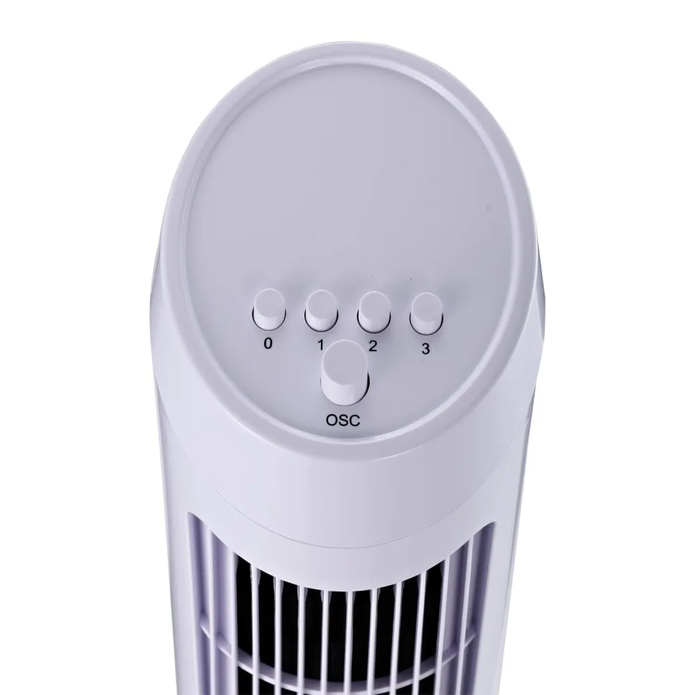 HOMCOM Tower fan- White