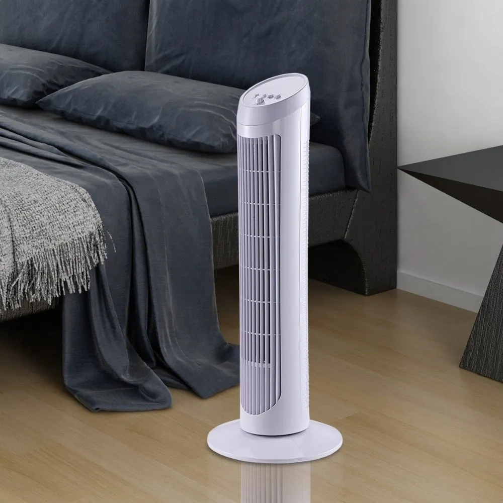 HOMCOM Tower fan- White