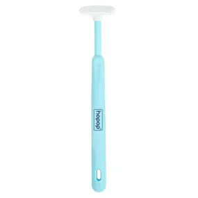 HOPOP Soft & Gentle Tender Tongue Cleaner For Babies - Blue 6m 