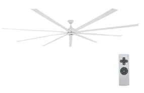 iLiving 108-Inch, 9 feet HVLS 9 Blades BLDC Big Ceiling Fan, High Volume Low Speed HVLS Fan, Reversible Industrial Commercial and Residential, with IR Remote