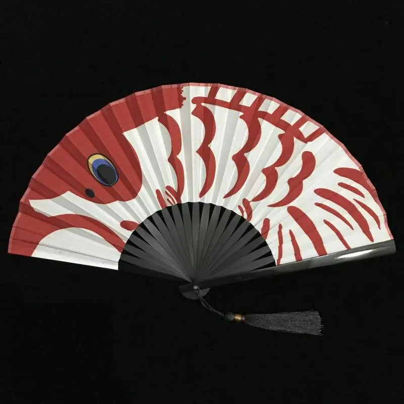 Japanese Folding Fan 【Carp Streamer】