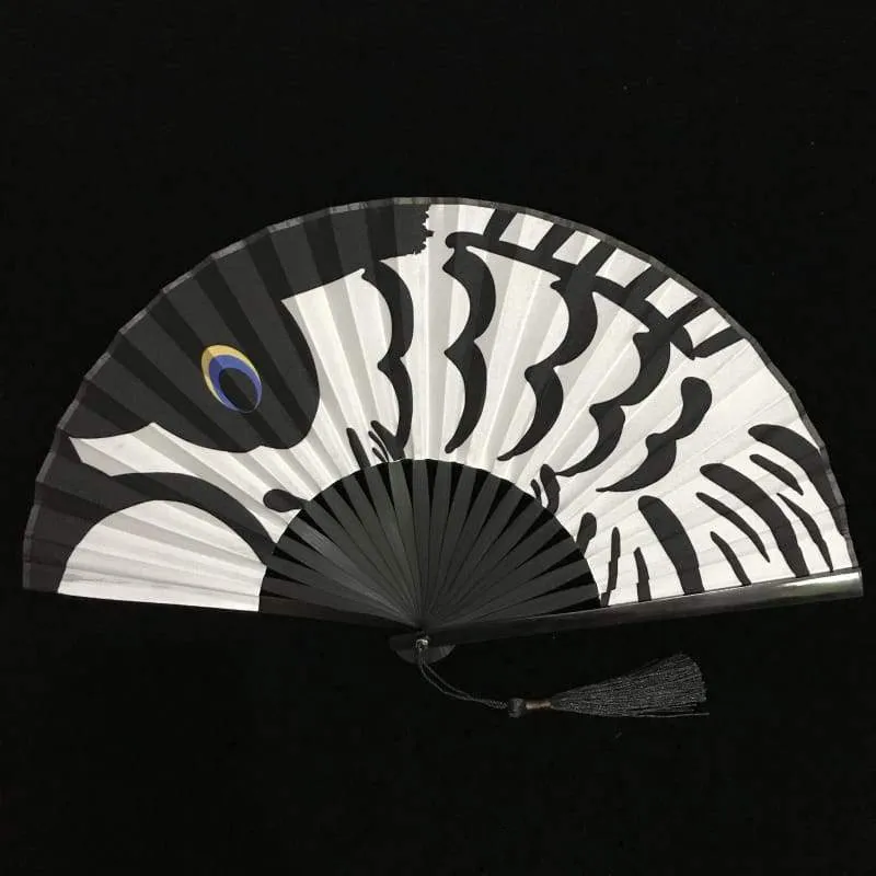 Japanese Folding Fan 【Carp Streamer】