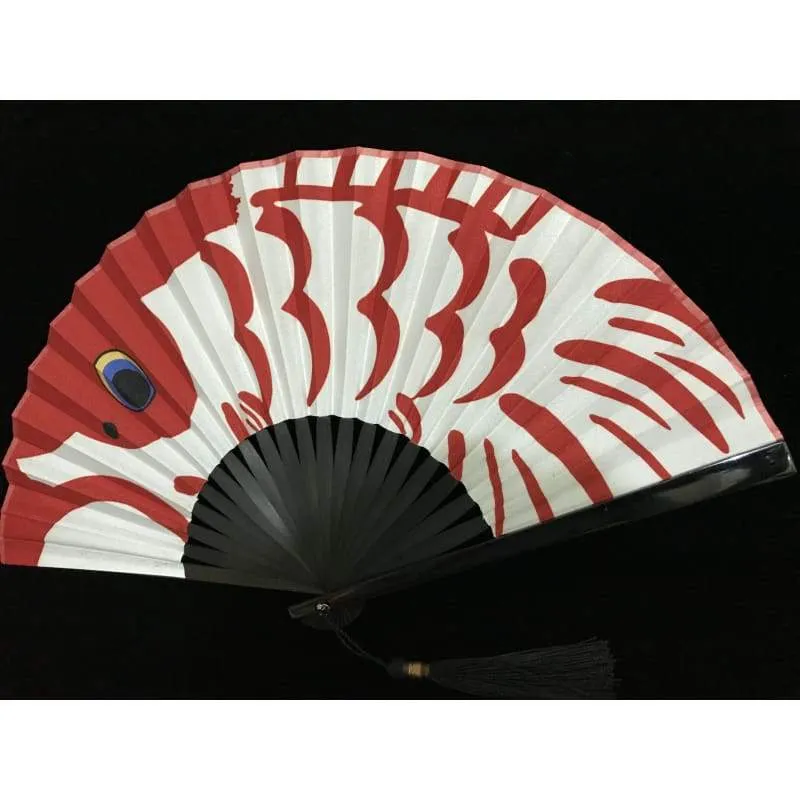 Japanese Folding Fan 【Carp Streamer】