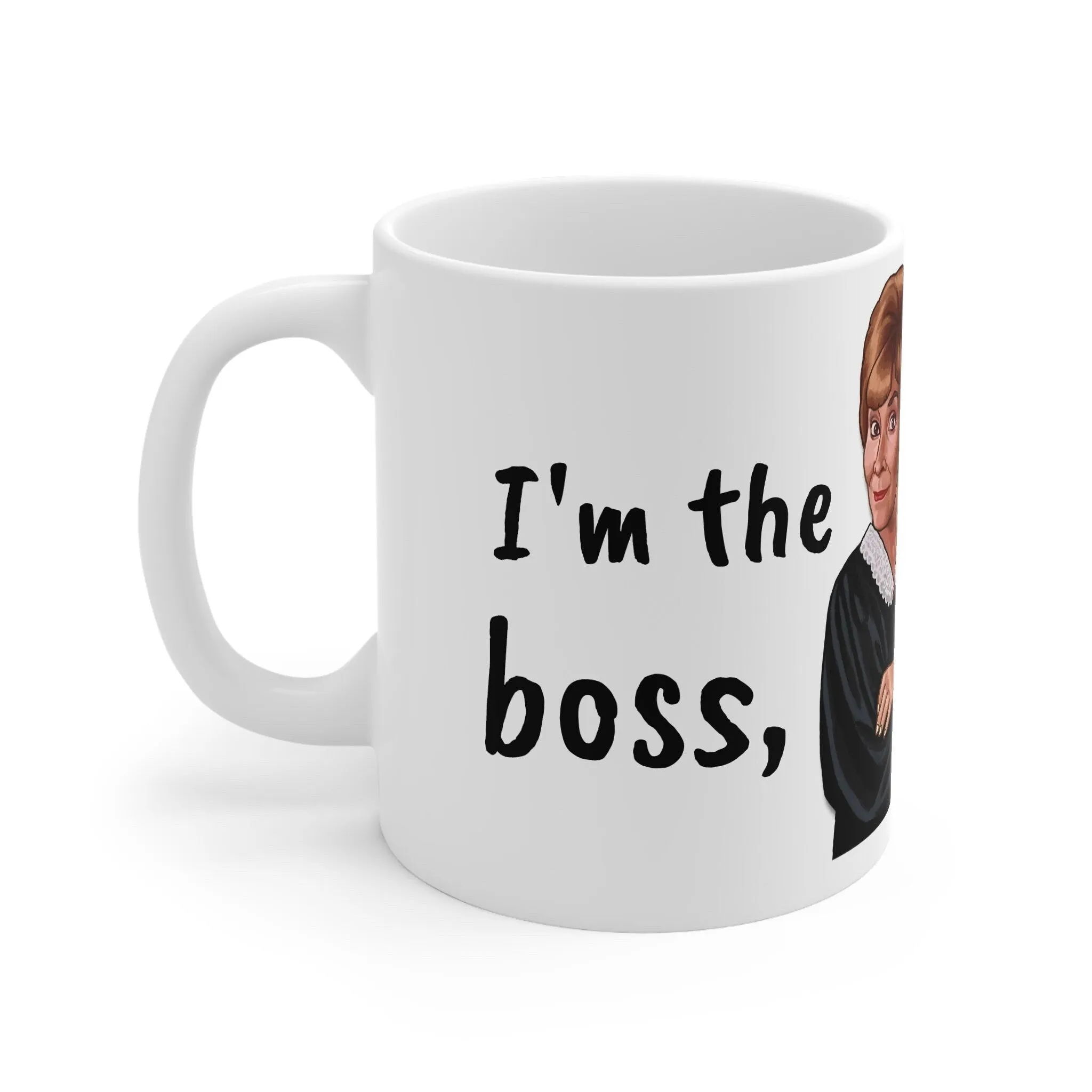 Judge Judy Mug,I'm the boss Applesauce,Sarcastic Judge Judy Magic/Non-magic Mug Gift for Christmas/Thanksgiving/Birthday/Judy Fan/Graduation