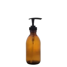 Kates Amber Glass Soap Bottle 200ml