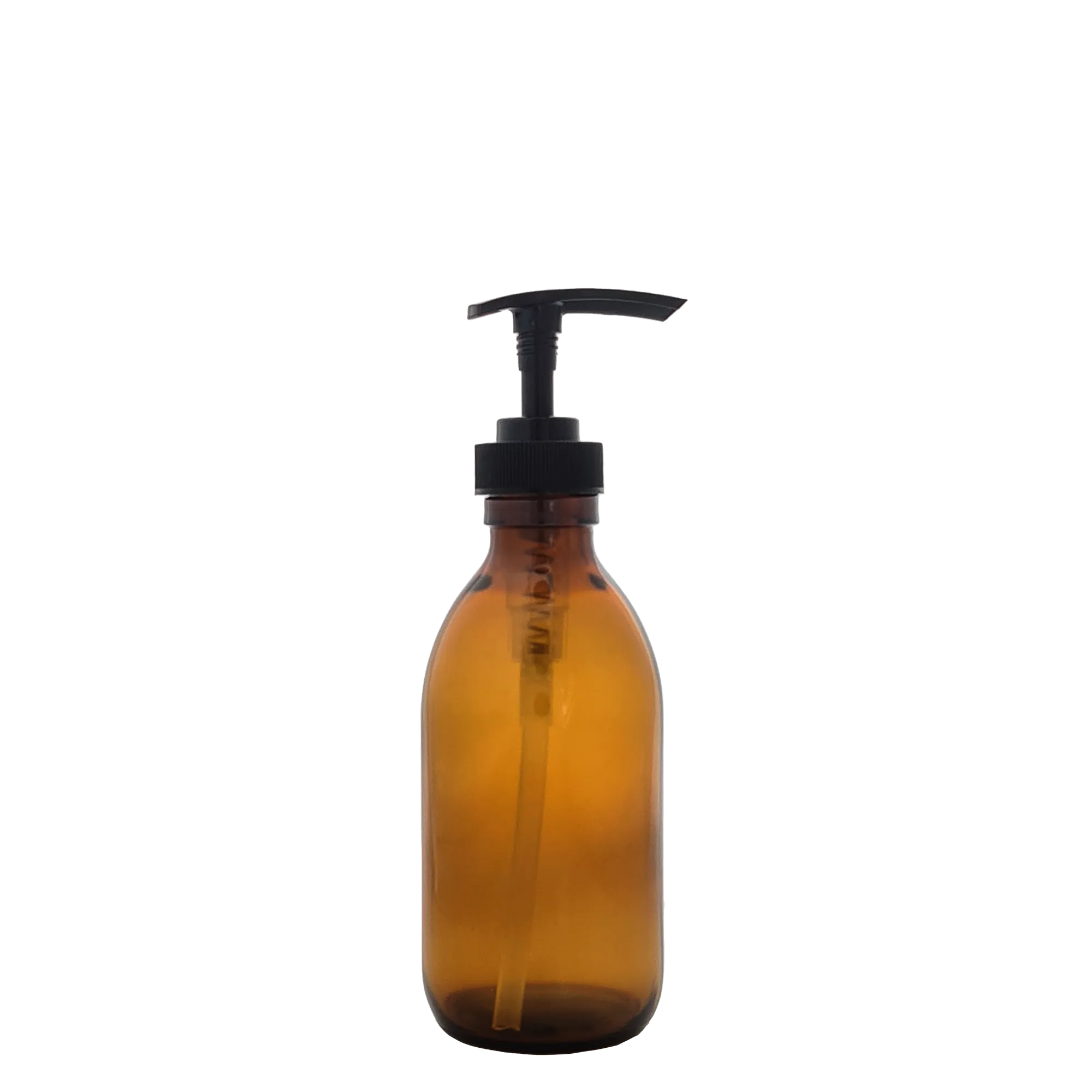 Kates Amber Glass Soap Bottle 200ml