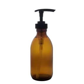 Kates Amber Glass Soap Bottle 300ml