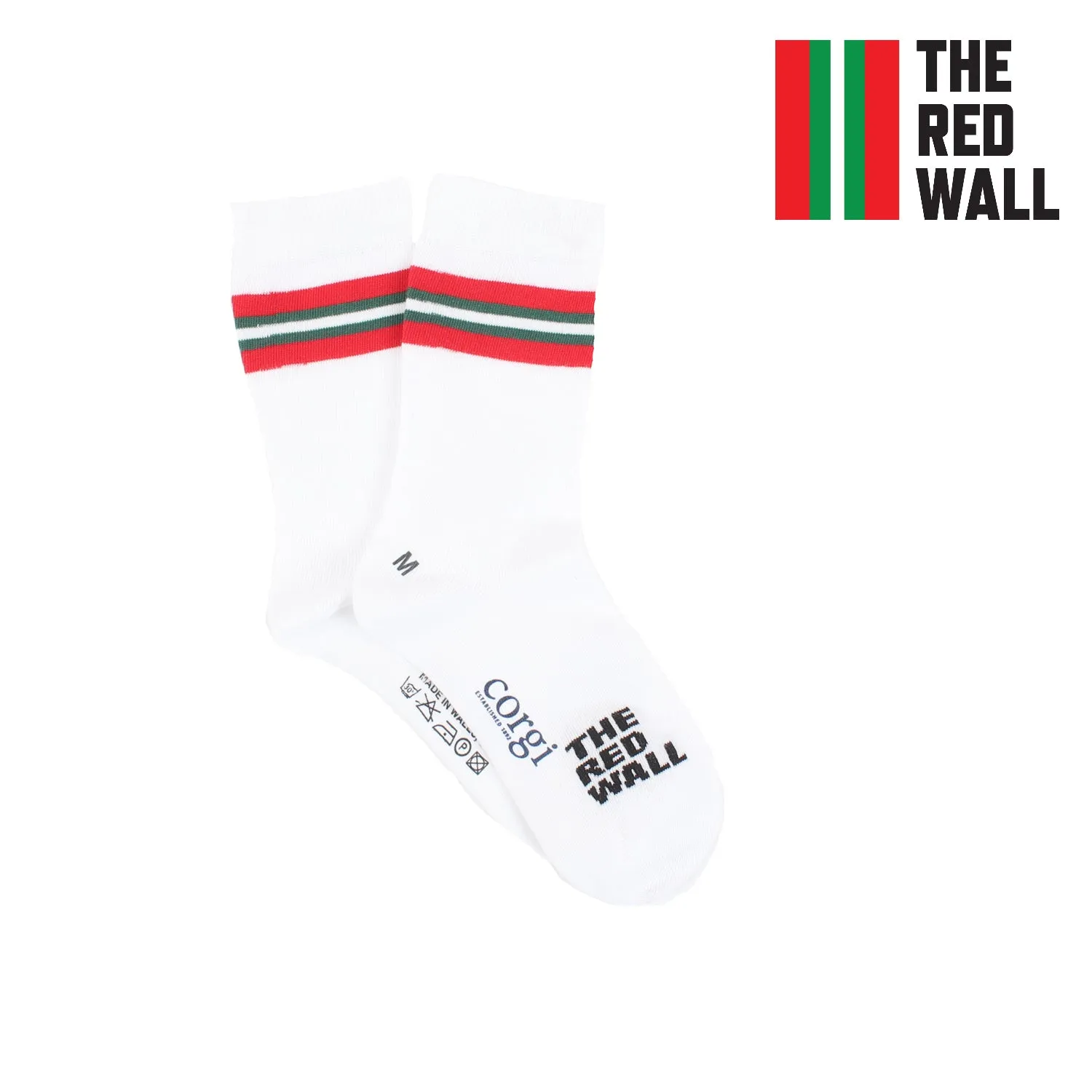 Kids Red Wall Striped Cotton Socks