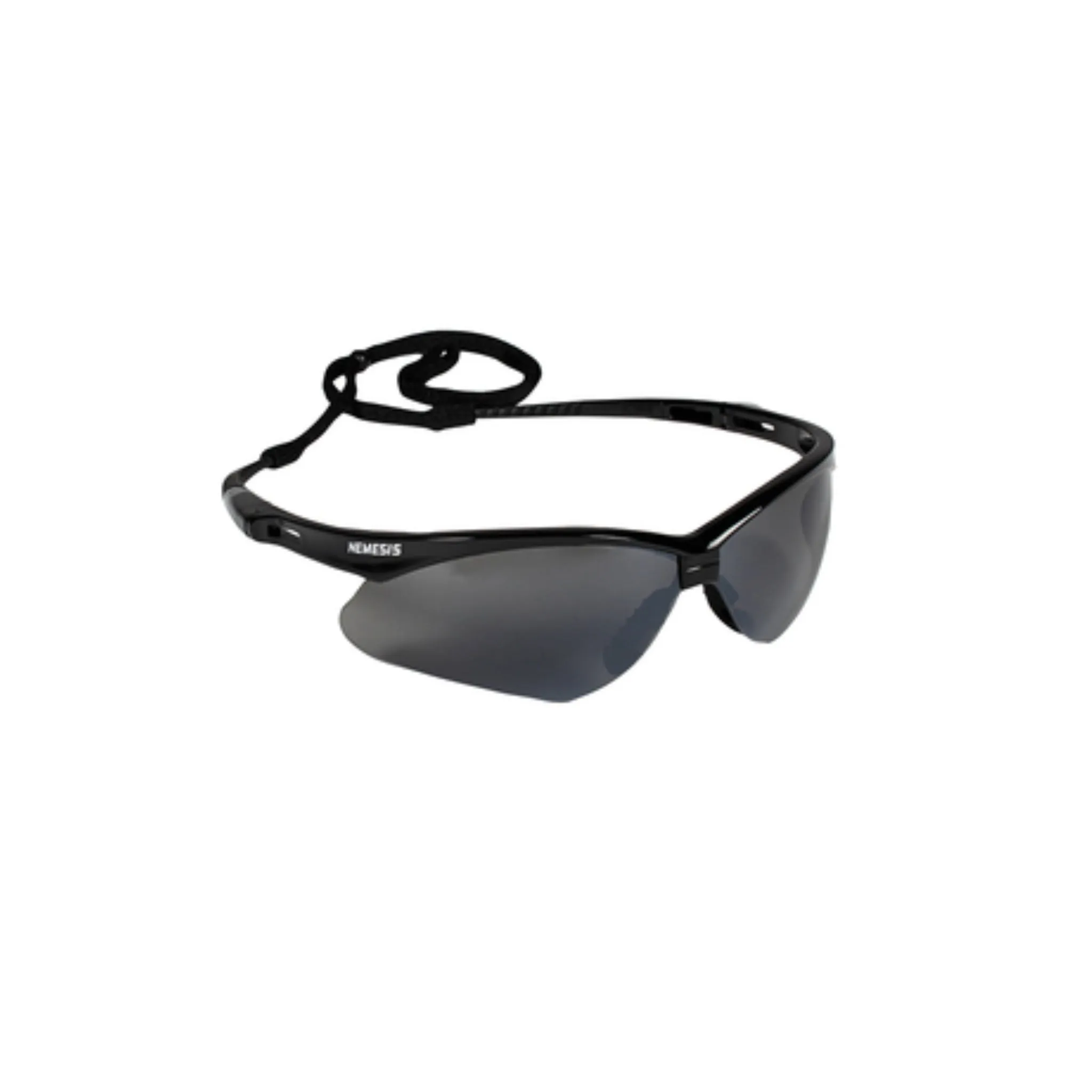 Kimberly-Clark 25688 KleenGuard Nemesis Safety Glasses With Smoke Mirror, Hard Coat Lens, Black, 1 Each