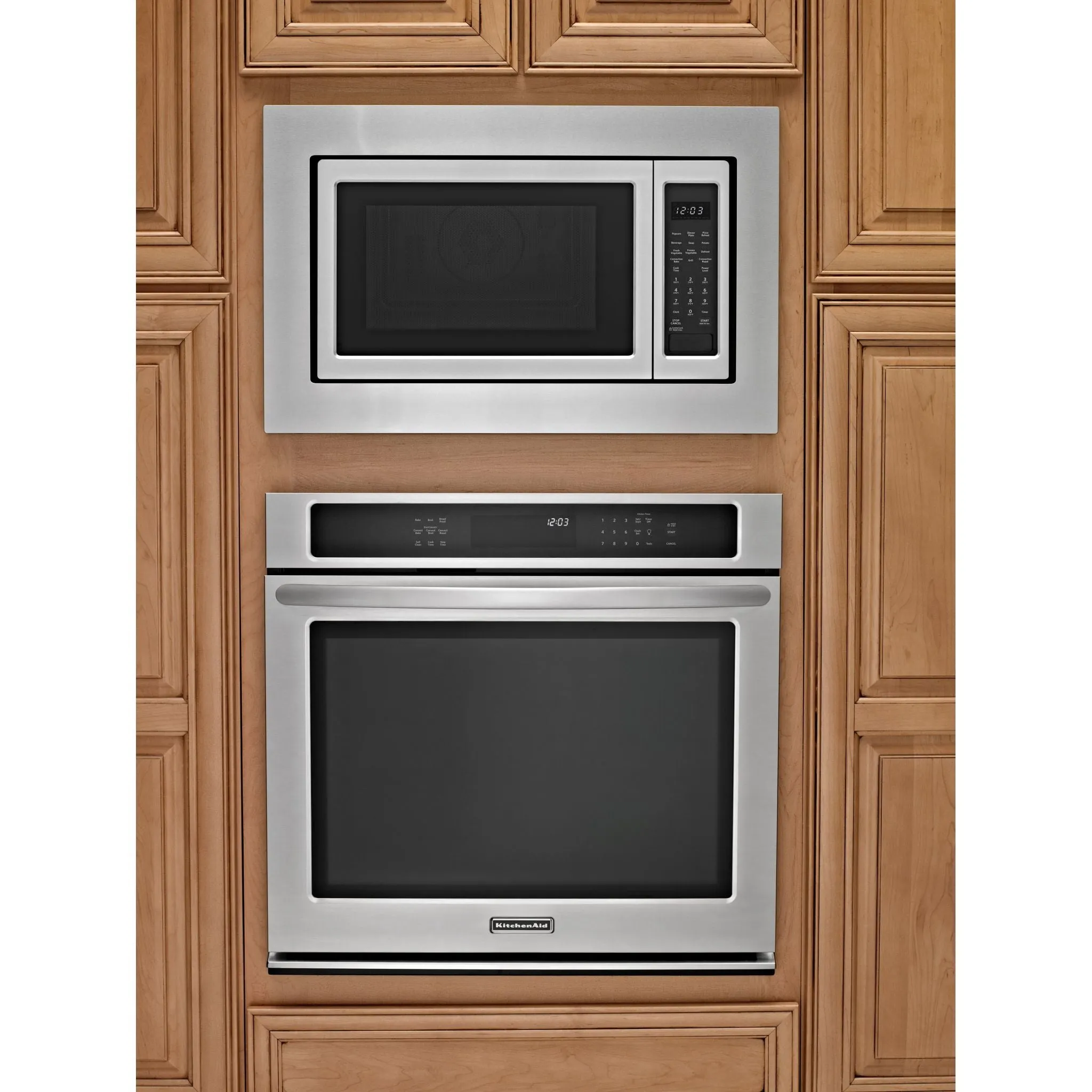 KitchenAid  30" (76.2 cm) Trim Kit for 1.5 cu. ft. Countertop Microwave Oven with Convection Cooking (MKC2150AS)