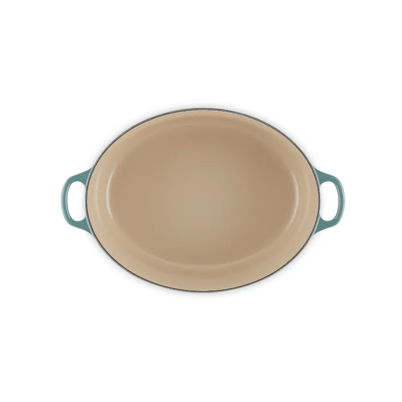 Le Creuset Classic Cast Iron Oval Casserole Ocean 31cm