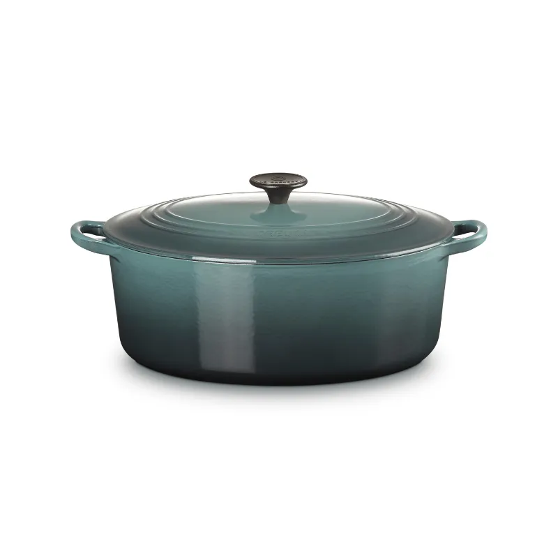 Le Creuset Classic Cast Iron Oval Casserole Ocean 31cm