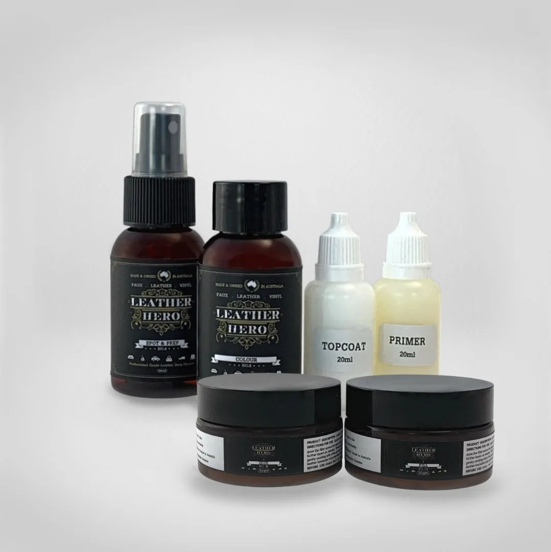 Leather Repair & Recolour Kit - Aniline Almond