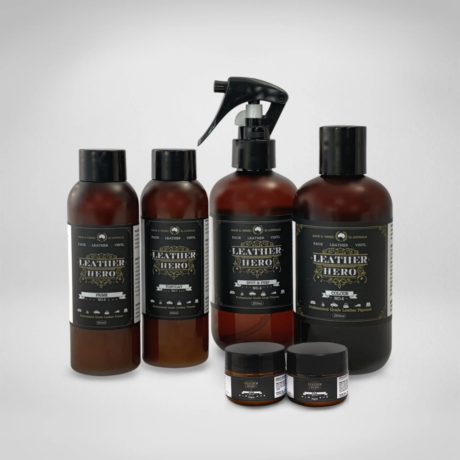 Leather Repair & Recolour Kit - Aniline Almond