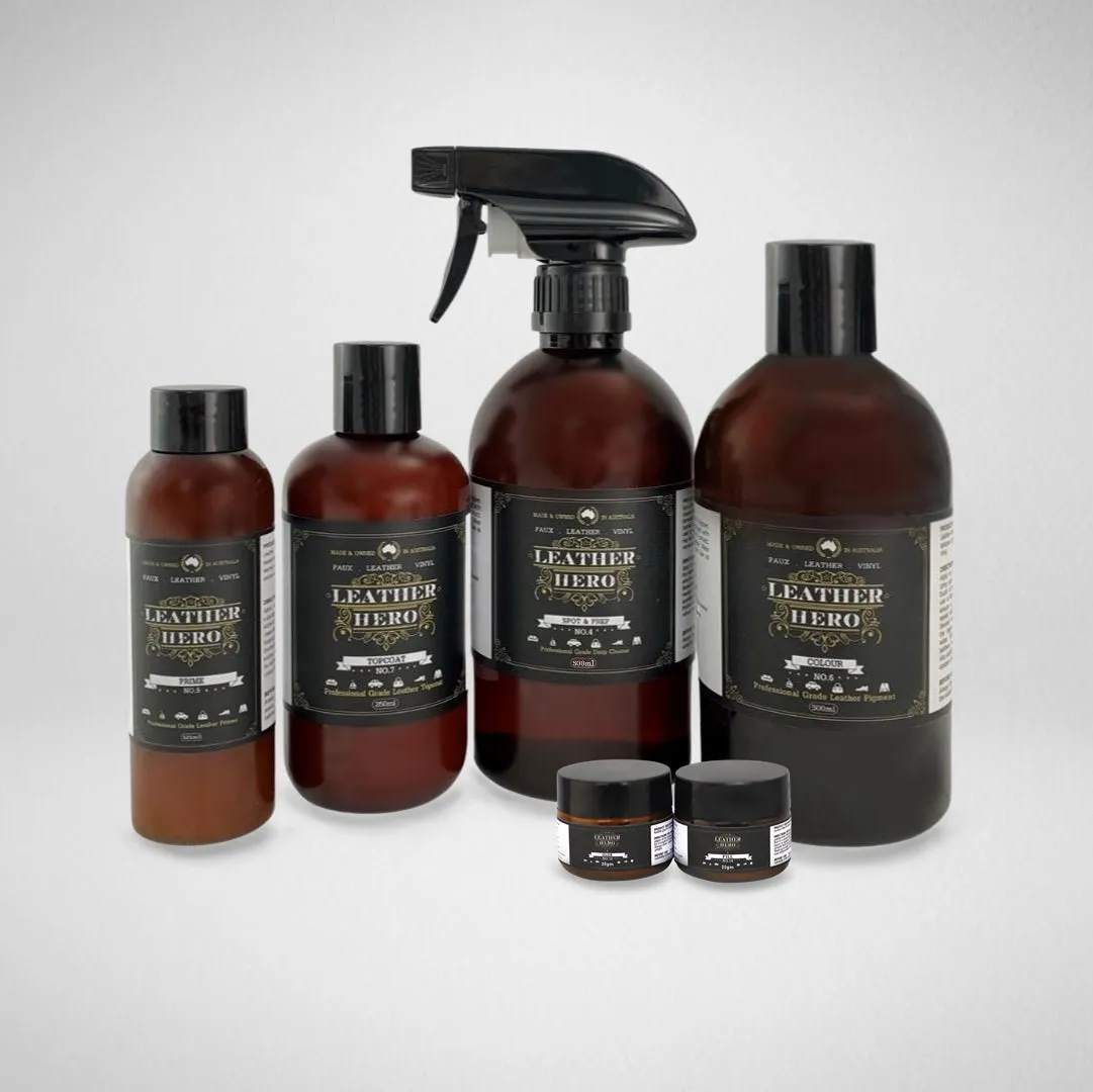 Leather Repair & Recolour Kit - Aniline Almond